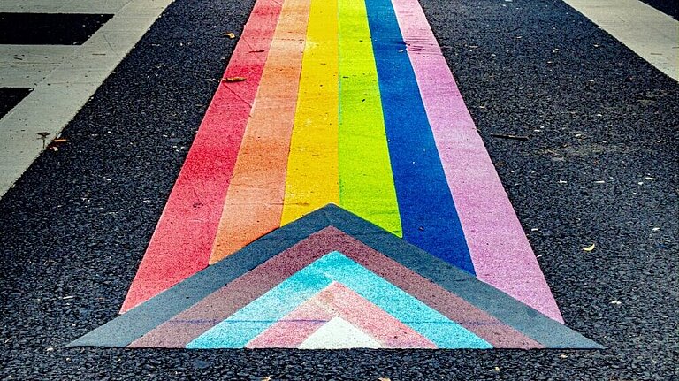 Pride Flag Arrow