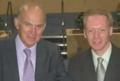 Vince Cable MP and Stephen Robinson