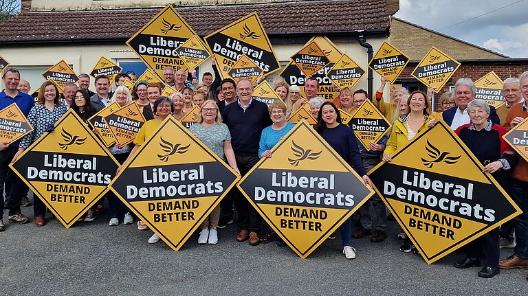 Lib Dems campaigning