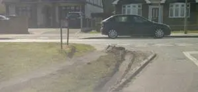 Rutted verge