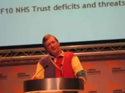 Chelmsford Lib Dem Graham Pooley at conference