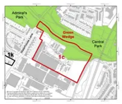 Meteor Way Local Plan Site Map