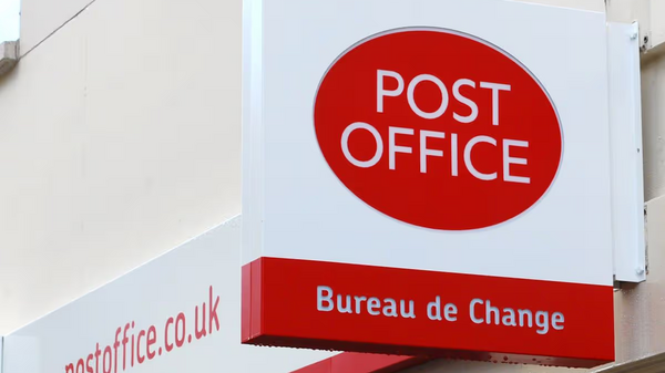 Post office sign